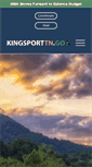 Mobile Screenshot of kingsporttn.gov